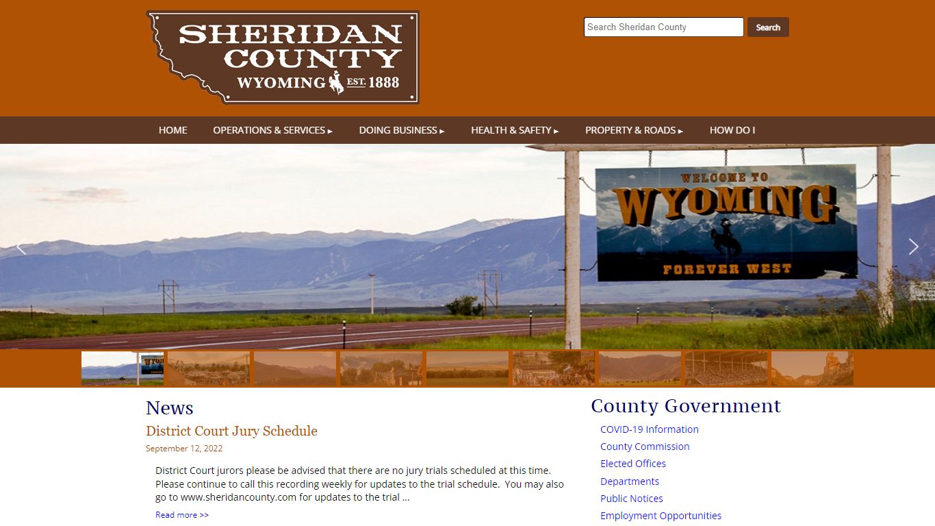 Sheridan County Wyoming